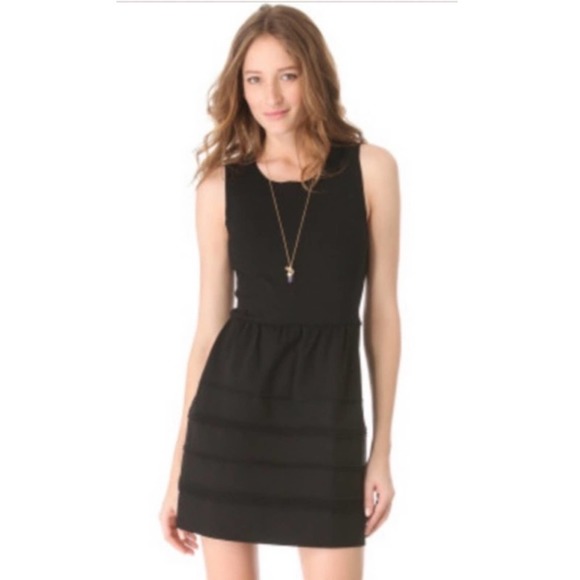 Madewell Dresses & Skirts - MADEWELL l Little Black Silhouette Ponte Sleeveless  Dress Size 6 / Small